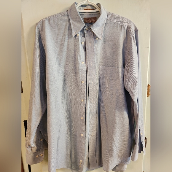 Loft & Brownstone Other - Loft & Brownstone, Blue, Button-Down Collar, 15 1/2 / 34, Long Sleeve Shirt